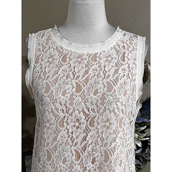 Joie Sleeveless A-Line Lace Dress Size Small - Picture 3 of 4